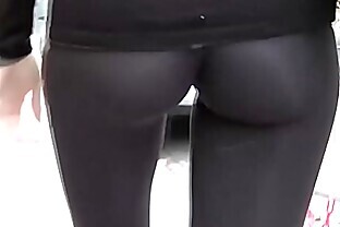 Tongue in leggings Group sex Show